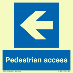 Pedestrian access